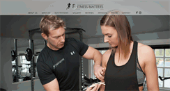 Desktop Screenshot of fitnessmattersni.com