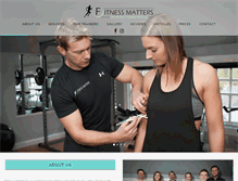 Tablet Screenshot of fitnessmattersni.com